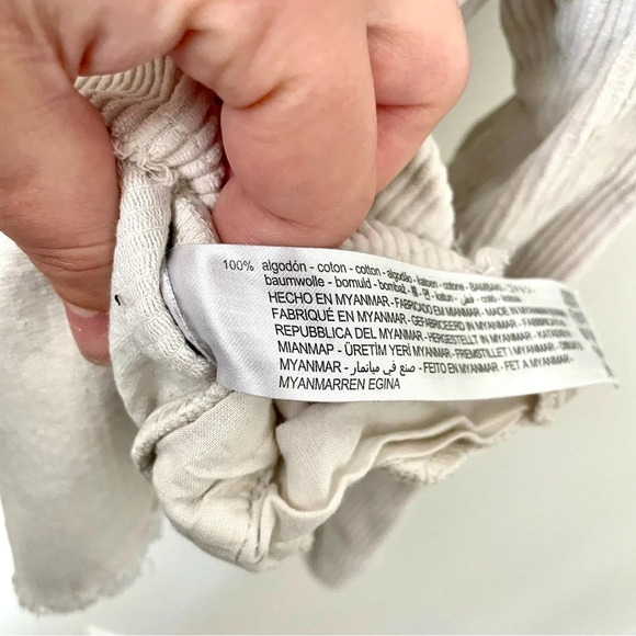 Zara ECRU Corduroy Overshirt Shacket - Picture 6 of 8